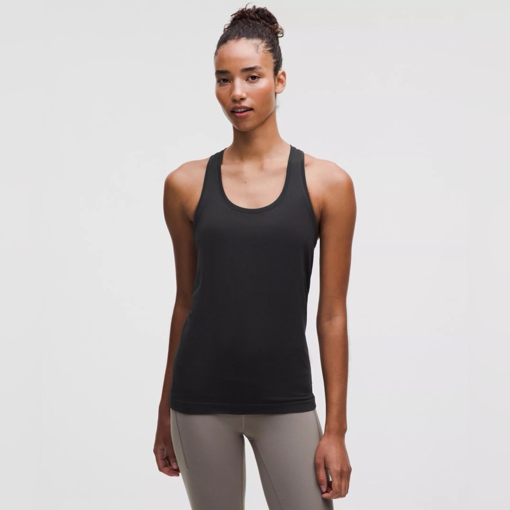 Lululemon Swiftly Racerback Tank 2.0 Hip Length, Black, 10